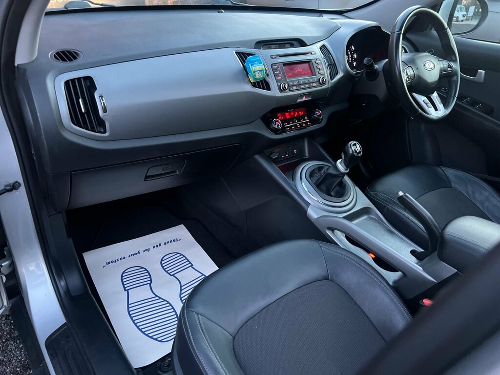 Kia Sportage Crdi 3 Sat White #12
