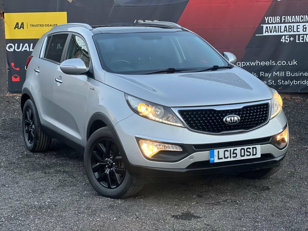 Kia Sportage Crdi 3 Sat White #1