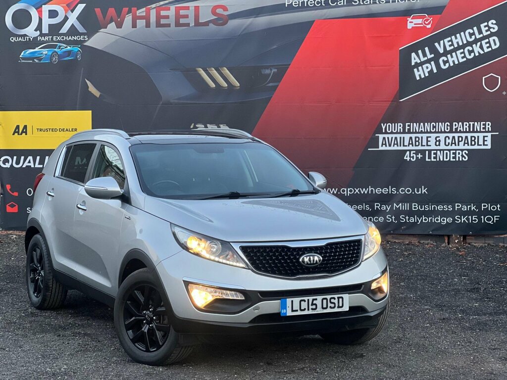 Kia Sportage Crdi 3 Sat White #2