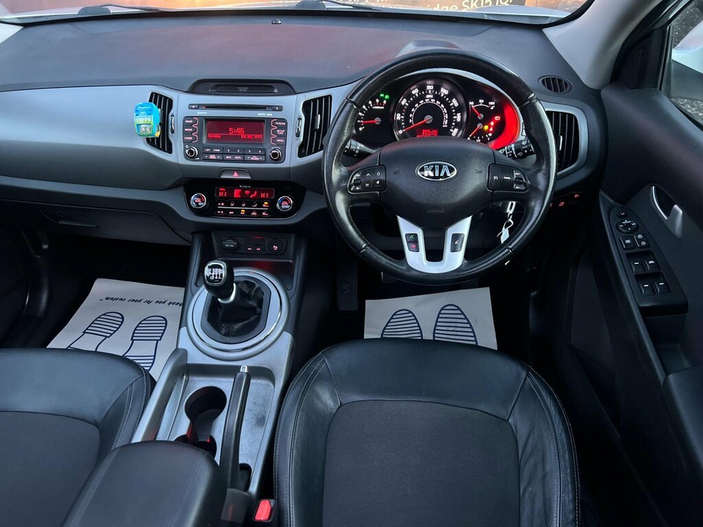 Kia Sportage Crdi 3 Sat White #11