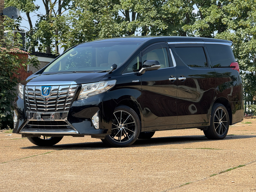 Toyota Alphard Mpv Black #3