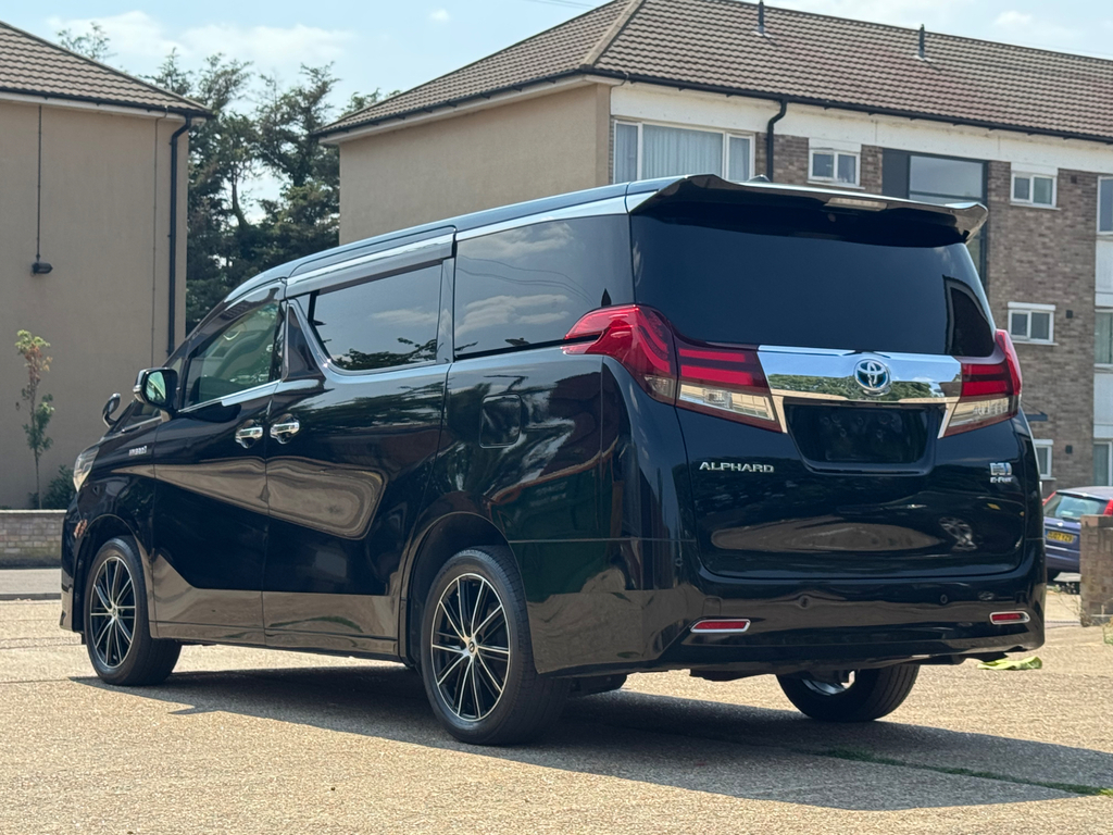 Toyota Alphard Mpv Black #4