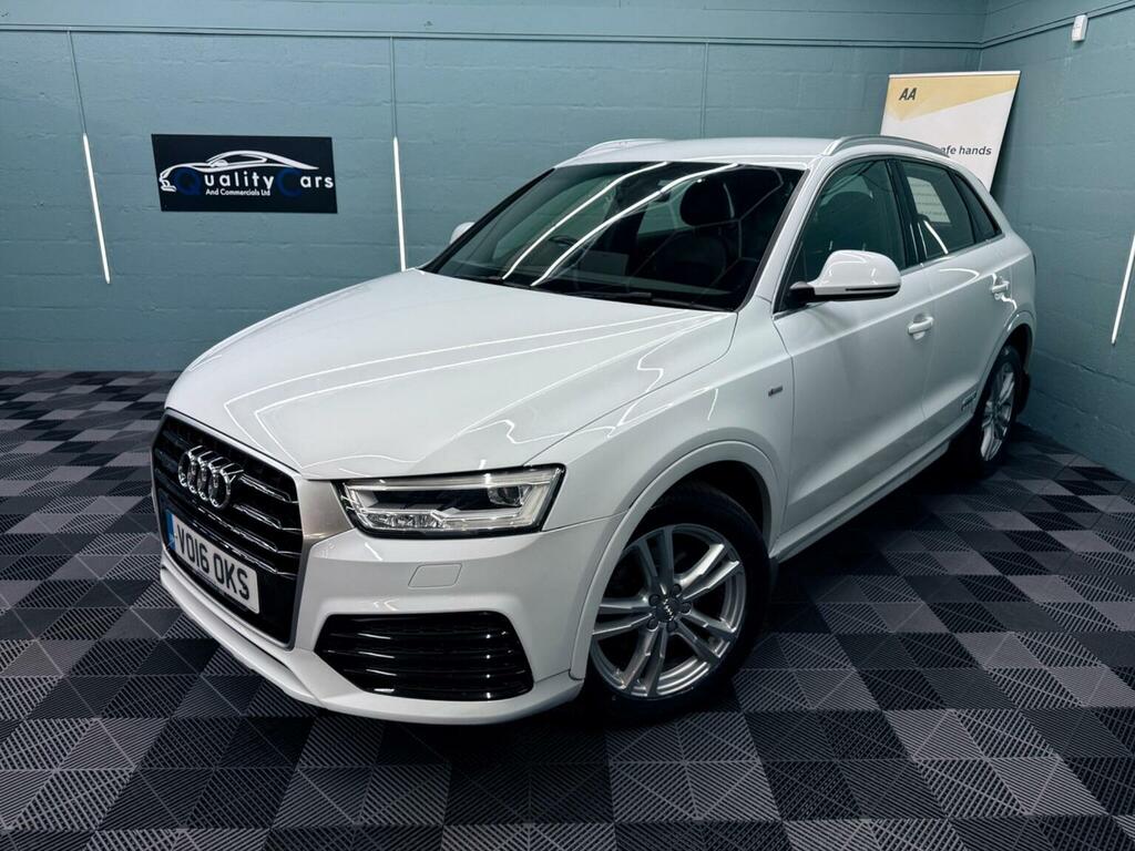Audi Q3 2.0 Tdi S Line S Tronic Quattro Euro 6 Ss White