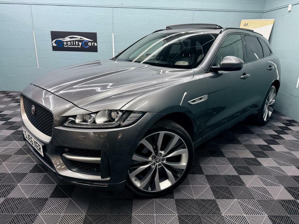Jaguar F-Pace 2.0 D180 R-sport Awd Euro 6 Ss SJ66XER Grey