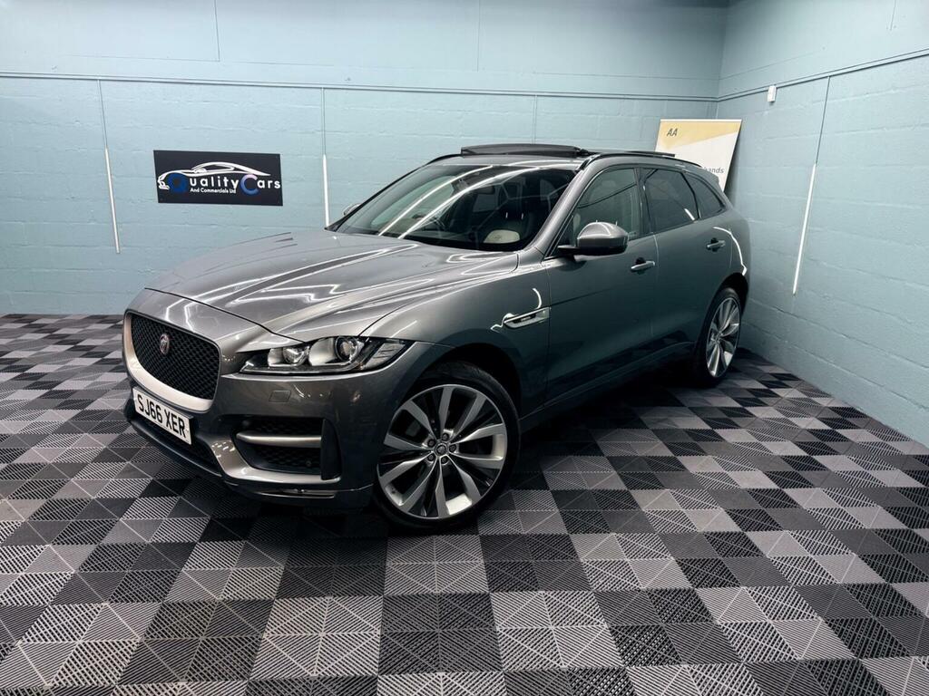 Jaguar F-Pace 2.0 D180 R-sport Awd Euro 6 Ss SJ66XER Grey #3