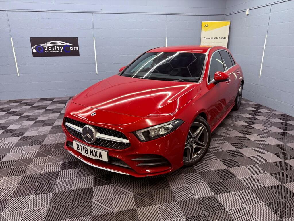 Mercedes-Benz A Class 1.3 A200 Amg Line Premium 7G-dct Euro 6 Ss BT18NXA Red #2