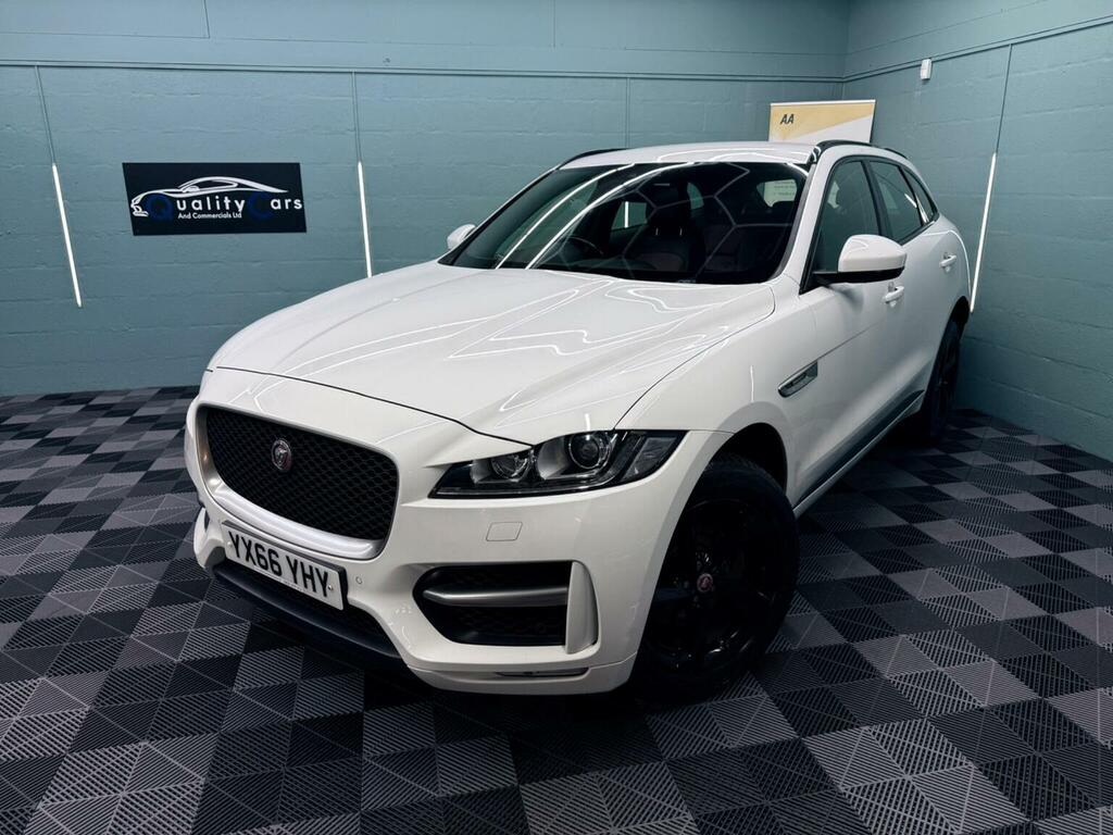 Jaguar F-Pace 2.0 D180 R-sport Euro 6 Ss White #2