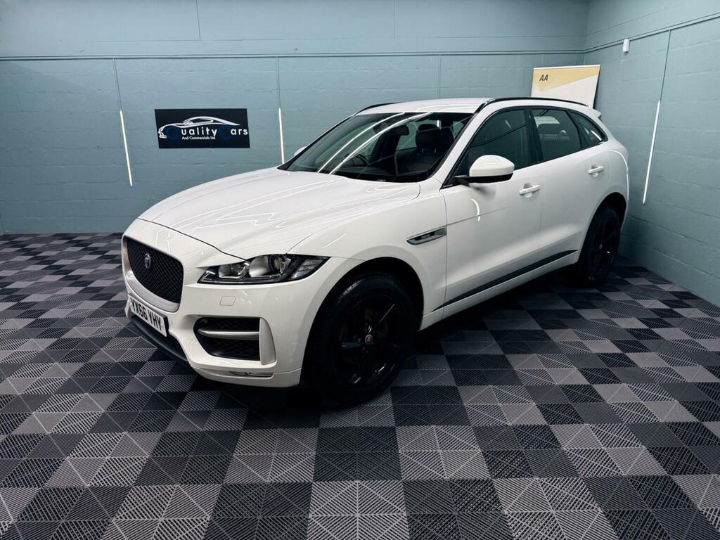 Jaguar F-Pace 2.0 D180 R-sport Euro 6 Ss White #6