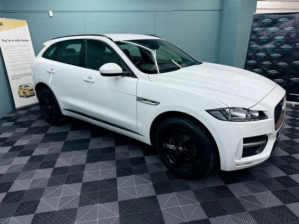 Jaguar F-Pace 2.0 D180 R-sport Euro 6 Ss White #4