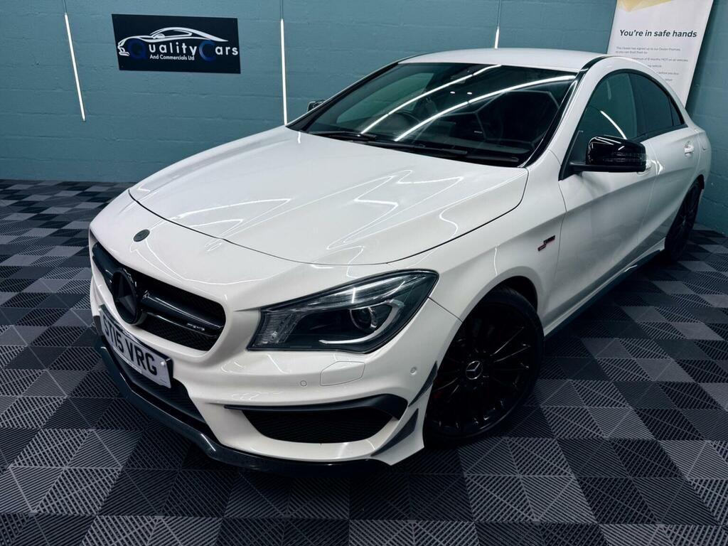 Mercedes-Benz CLA Class 2.0 Cla45 Amg Coupe Spds Dct 4Matic Euro 6 Ss 4 White