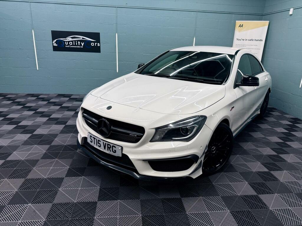 Mercedes-Benz CLA Class 2.0 Cla45 Amg Coupe Spds Dct 4Matic Euro 6 Ss 4 White #2