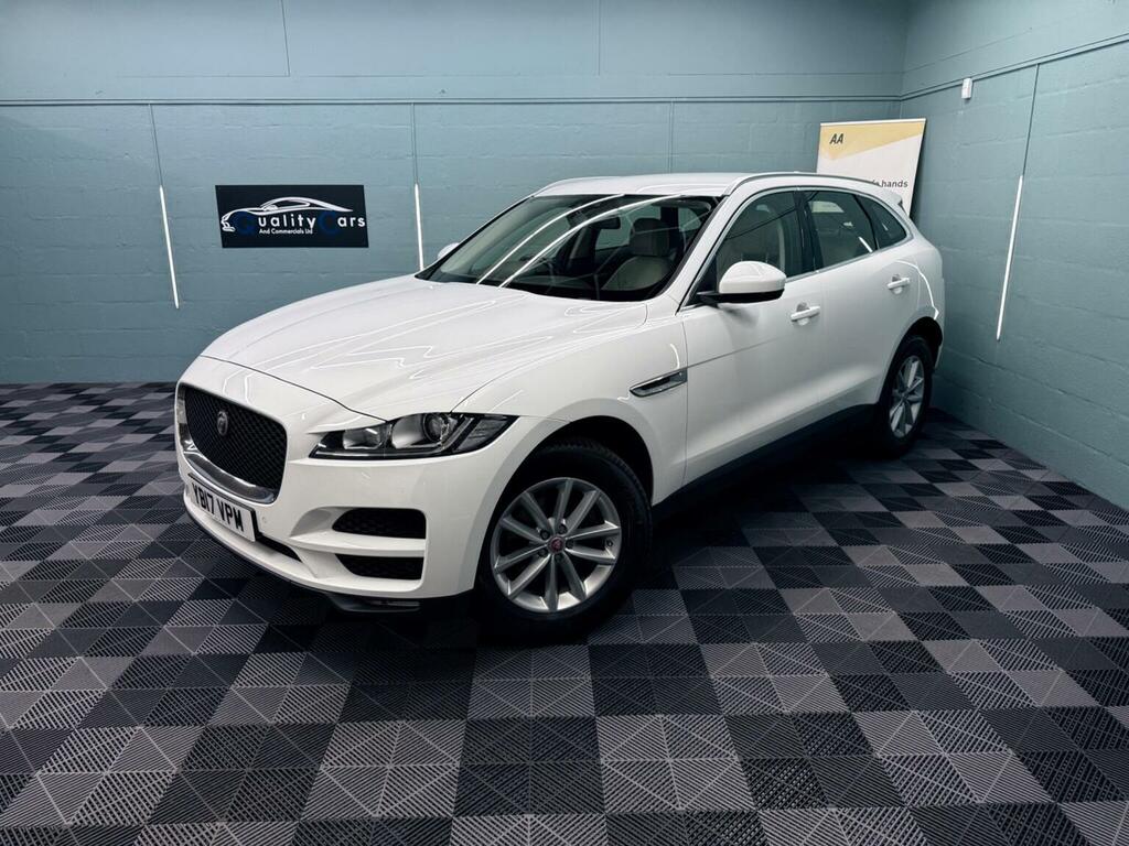 Jaguar F-Pace 2.0 D180 Prestige Awd Euro 6 Ss YB17VPM White #3