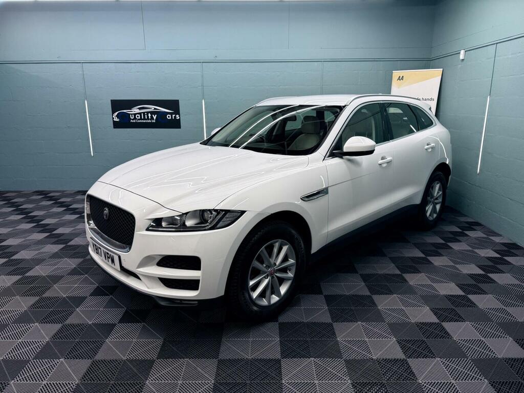 Jaguar F-Pace 2.0 D180 Prestige Awd Euro 6 Ss YB17VPM White #6