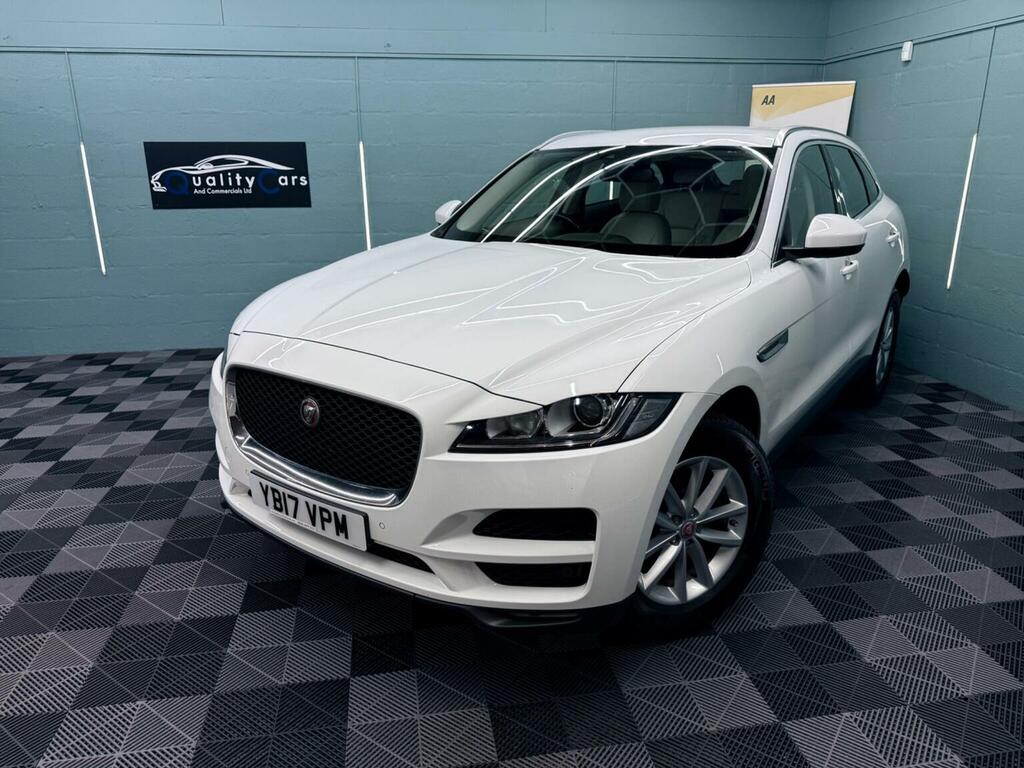 Jaguar F-Pace 2.0 D180 Prestige Awd Euro 6 Ss YB17VPM White #2