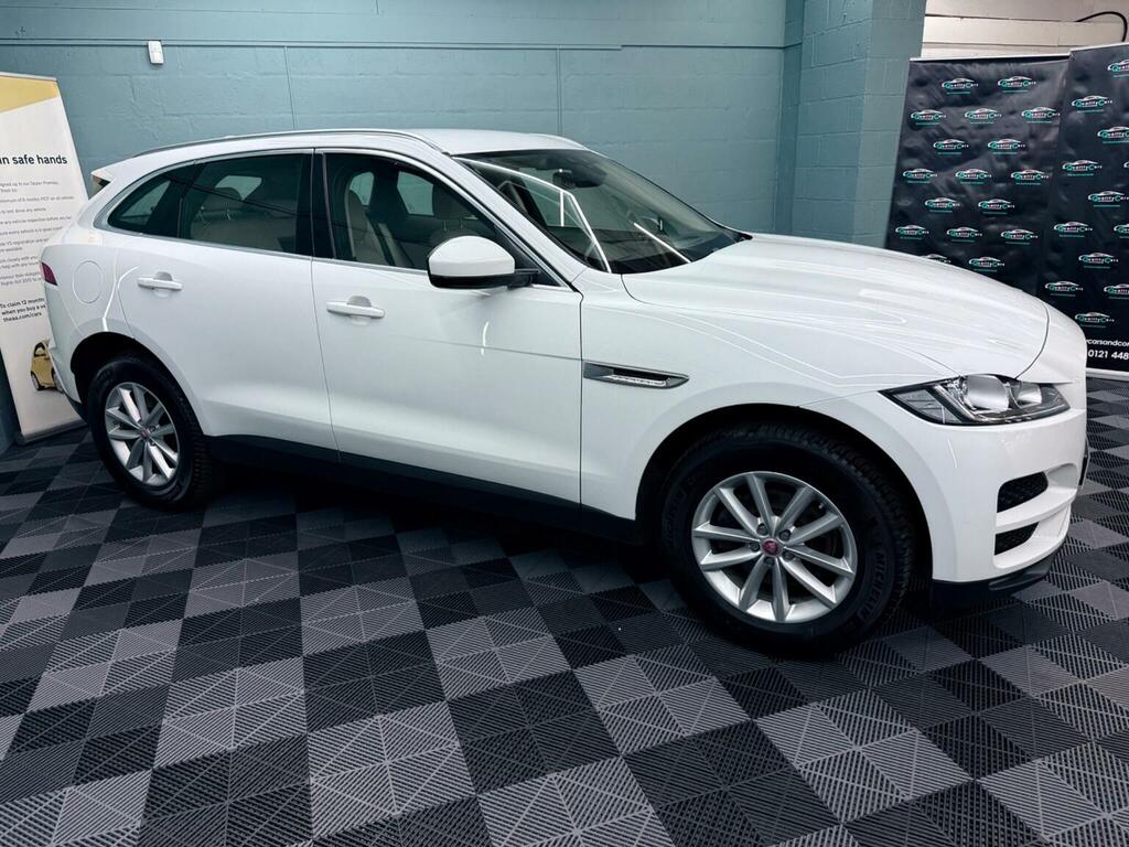 Jaguar F-Pace 2.0 D180 Prestige Awd Euro 6 Ss YB17VPM White #4
