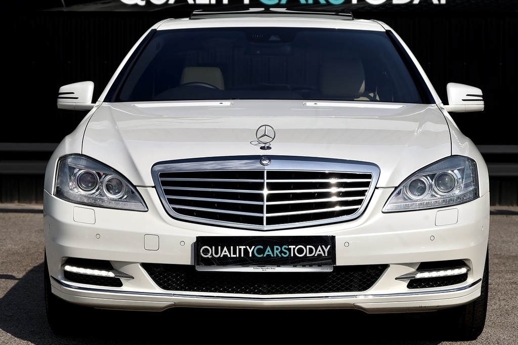Mercedes-Benz S Class S500 L White #6