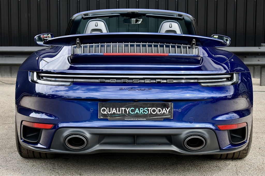 Porsche 911 911 Turbo S Convertible Blue #5