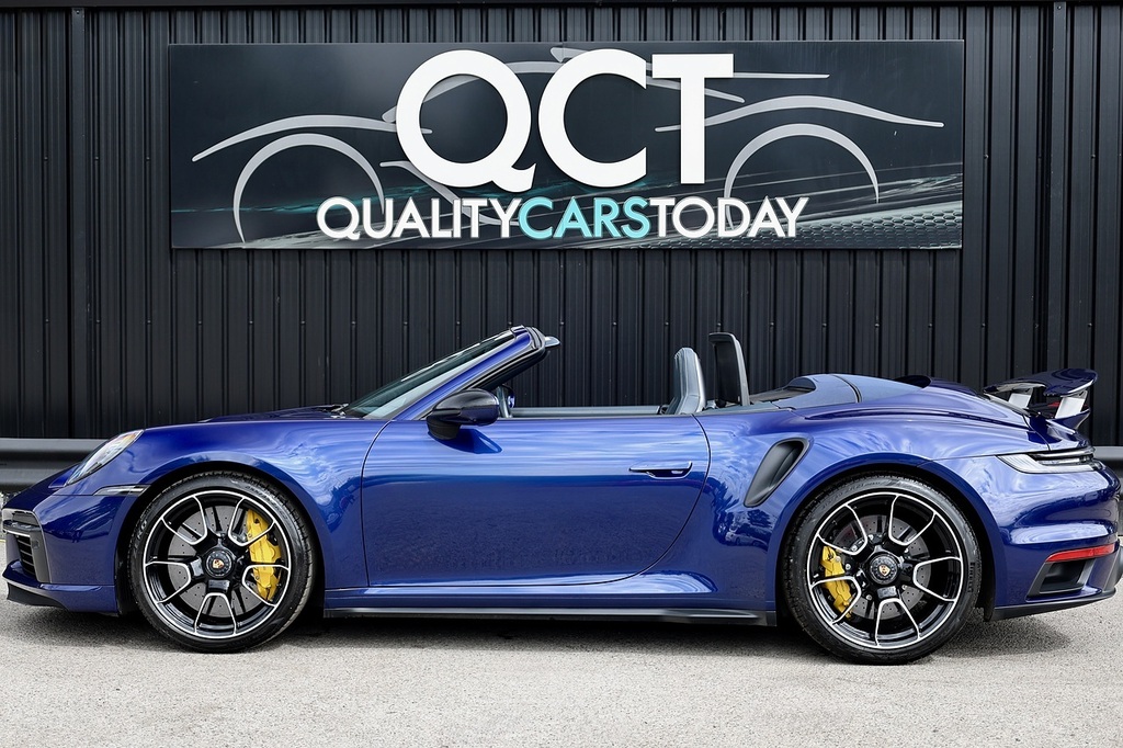 Porsche 911 911 Turbo S Convertible Blue #2