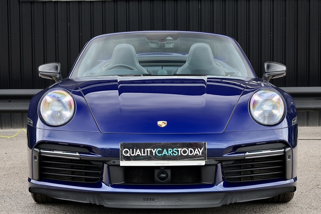 Porsche 911 911 Turbo S Convertible Blue #4