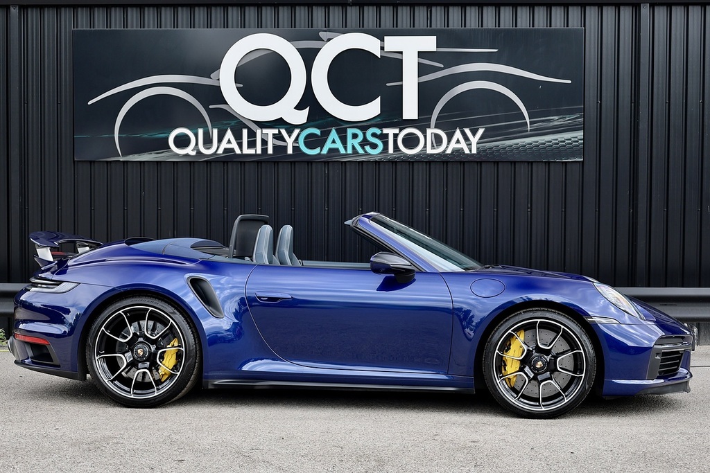 Porsche 911 911 Turbo S Convertible Blue #6