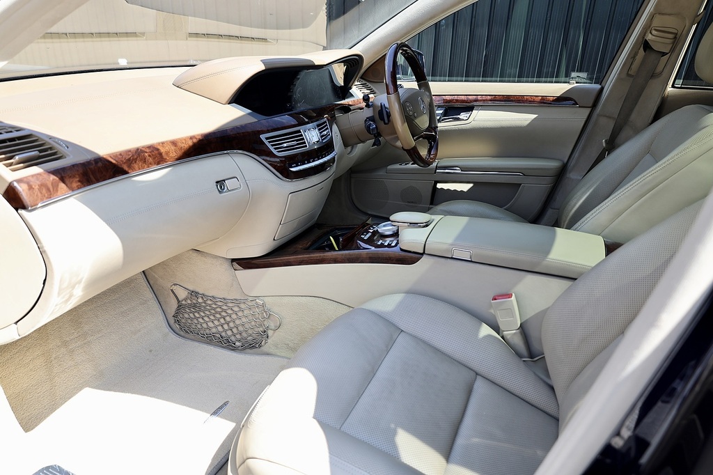 Mercedes-Benz S Class S500 L Blue #3