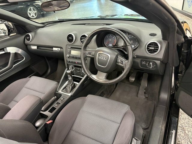 Audi A3 Cabriolet 1.6 Tdi Sport Convertible Euro 5 Black #2