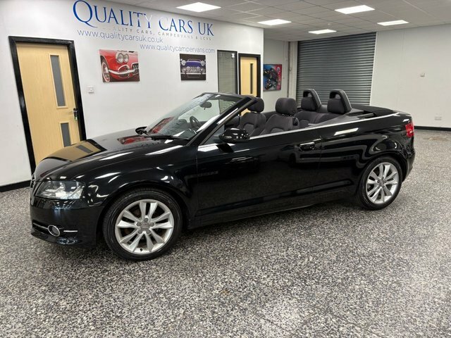 Audi A3 Cabriolet 1.6 Tdi Sport Convertible Euro 5 Black #3