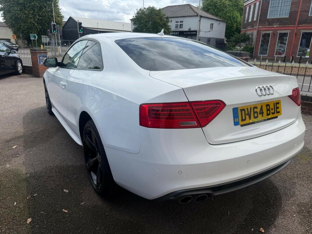 Audi A5 Coupe 2.0 Tdi Black Edition Euro 5 Ss 2014 White #5