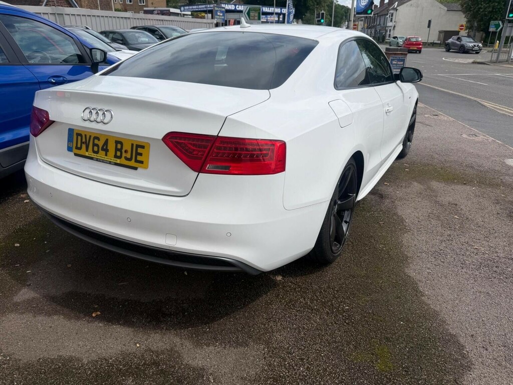 Audi A5 Coupe 2.0 Tdi Black Edition Euro 5 Ss 2014 White #6