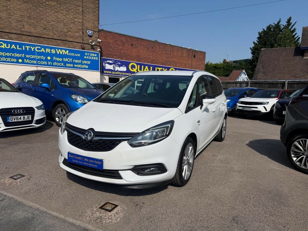 Vauxhall Zafira Tourer 1.4I Turbo Sri Nav Euro 6 White #3