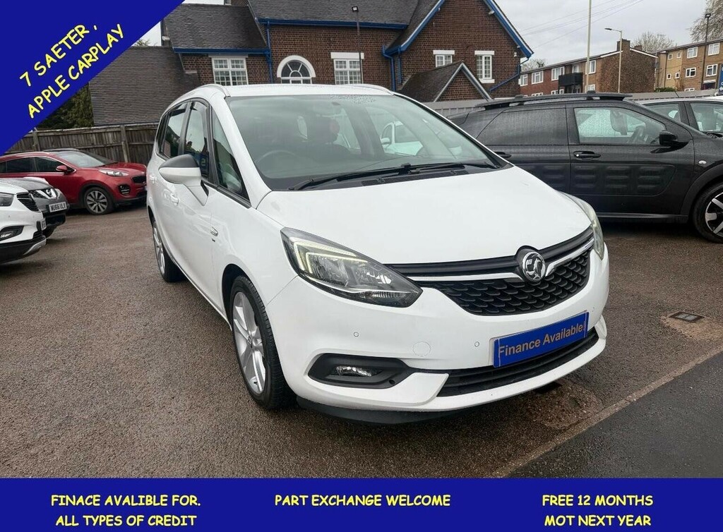 Vauxhall Zafira Tourer Mpv 1.4I Turbo Sri Euro 6 201818 White