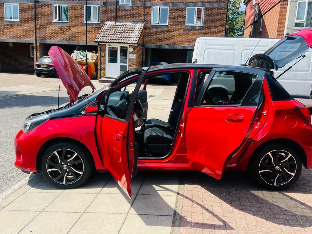 Toyota Yaris 1.33 Dual Vvt-i Design Euro 6 CU66YRX Red #6