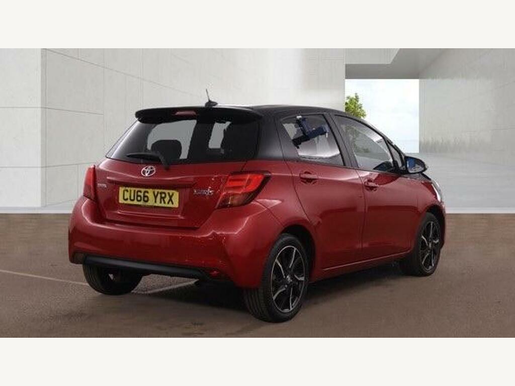 Toyota Yaris 1.33 Dual Vvt-i Design Euro 6 Red #4