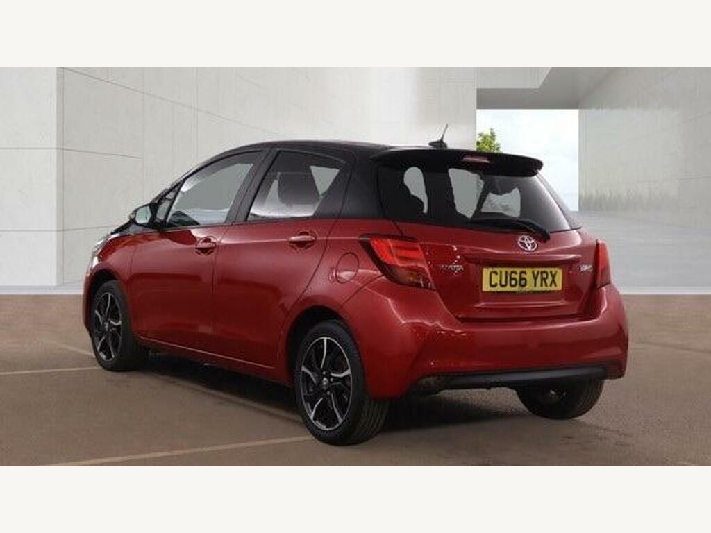 Toyota Yaris 1.33 Dual Vvt-i Design Euro 6 Red #3