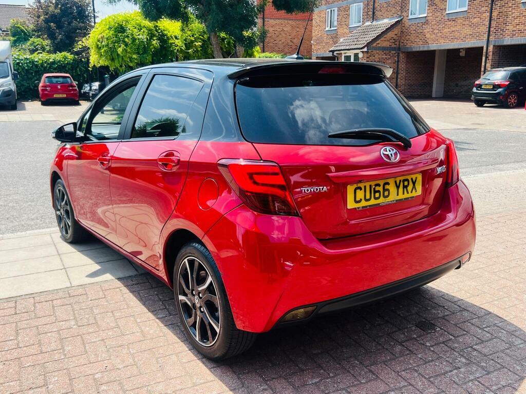 Toyota Yaris 1.33 Dual Vvt-i Design Euro 6 CU66YRX Red #5