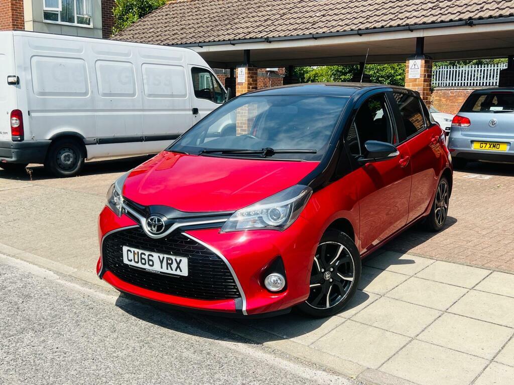 Toyota Yaris 1.33 Dual Vvt-i Design Euro 6 CU66YRX Red #2
