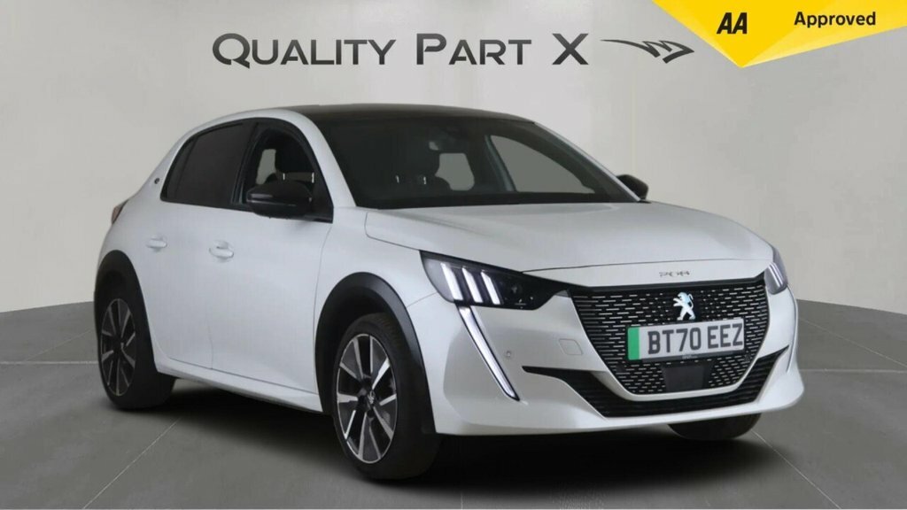 Peugeot e-208 Gt Line BT70EEZ White