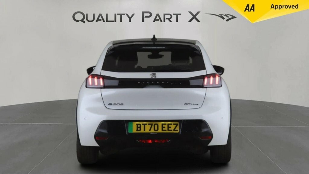 Peugeot e-208 Gt Line BT70EEZ White #6