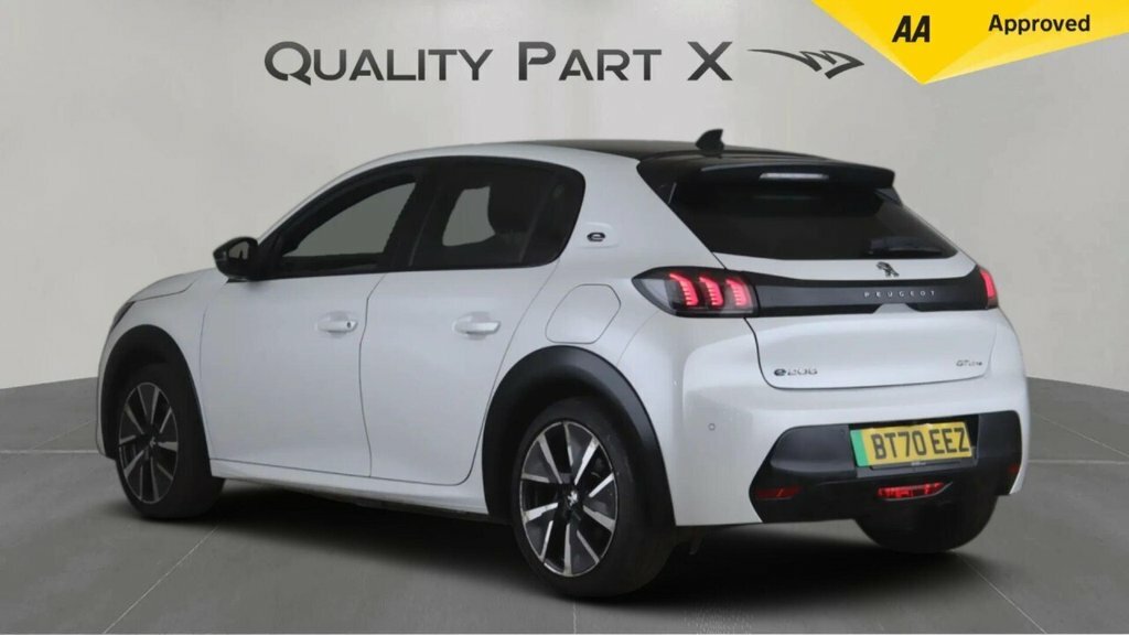 Peugeot e-208 Gt Line BT70EEZ White #5