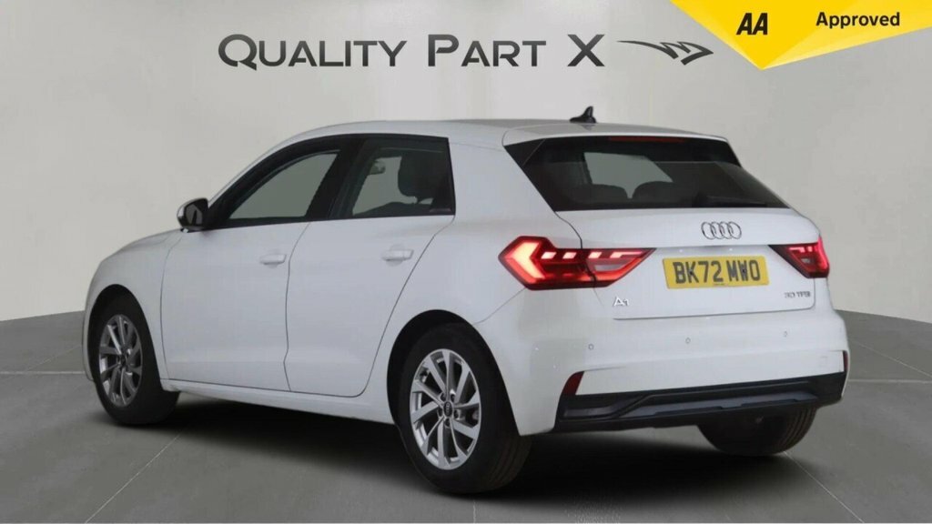 Audi A1 Hatchback BK72MWO White #5