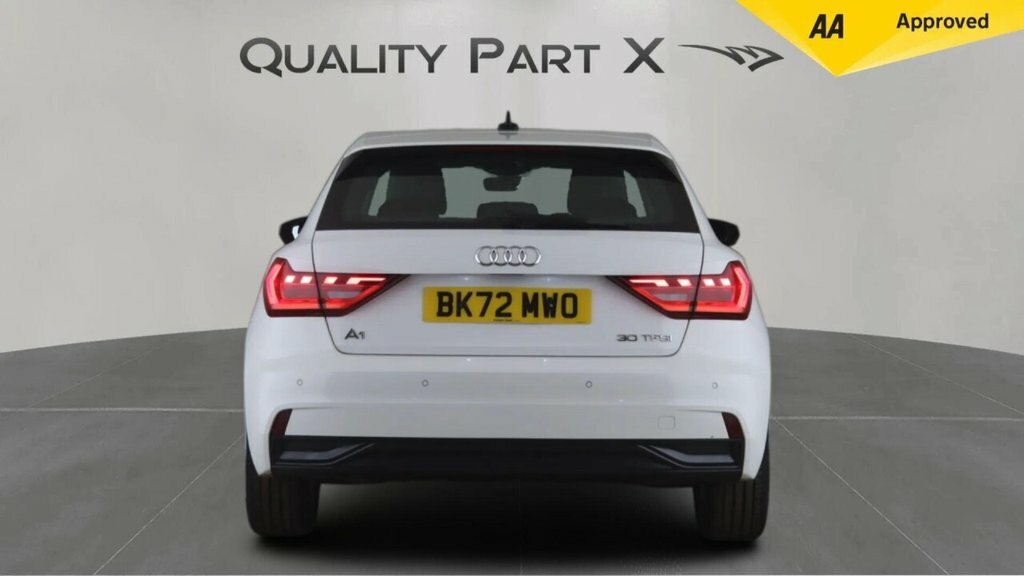 Audi A1 Hatchback BK72MWO White #6