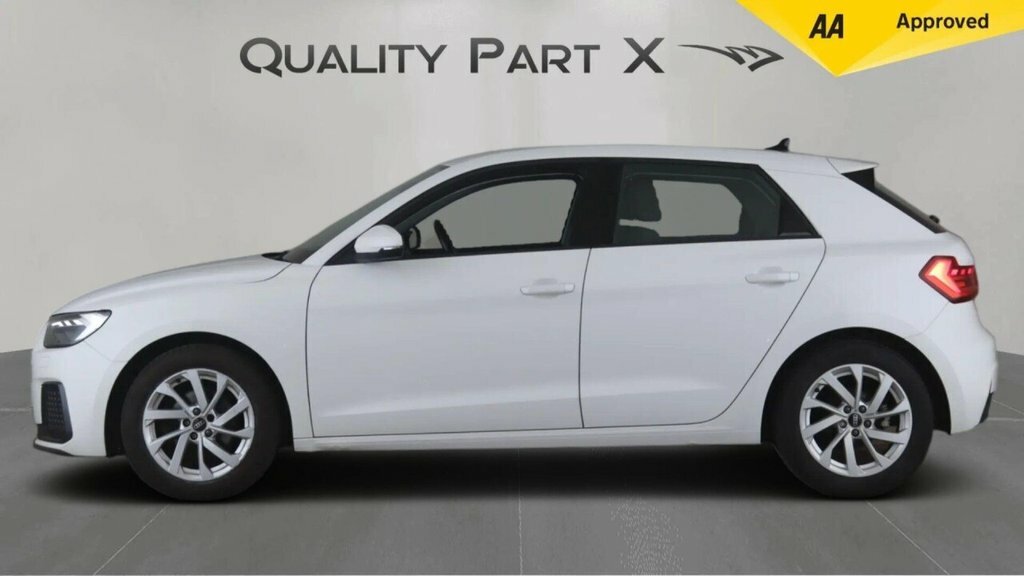 Audi A1 Hatchback BK72MWO White #4