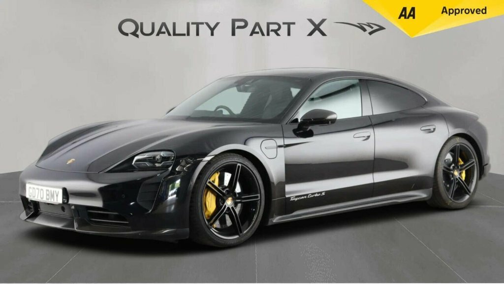 Porsche Taycan Saloon Black #3