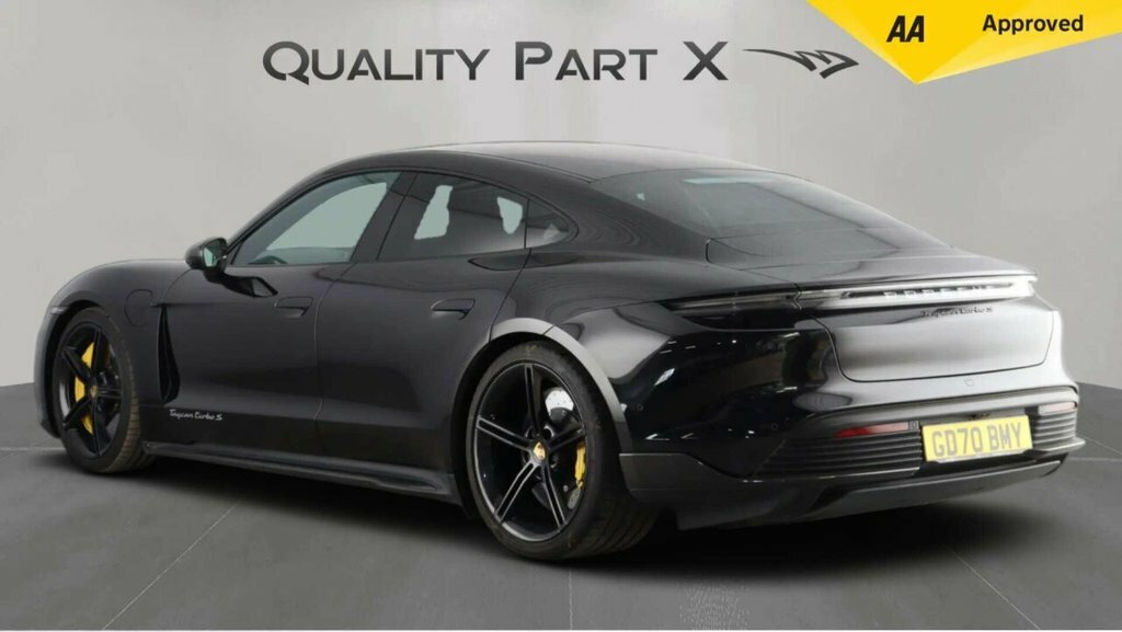 Porsche Taycan Saloon Black #6