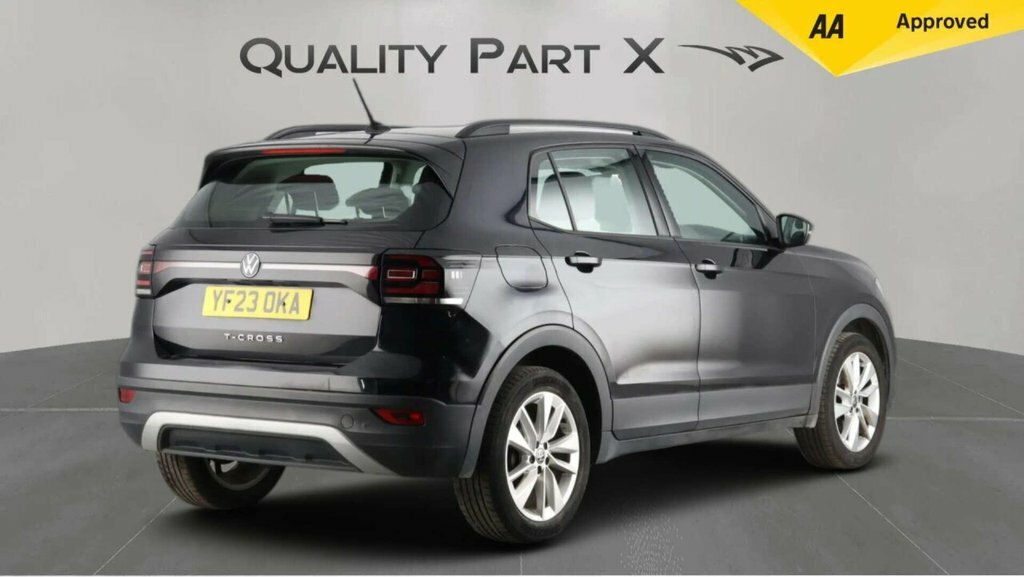 Volkswagen T-Cross Suv YF23OKA Black #5