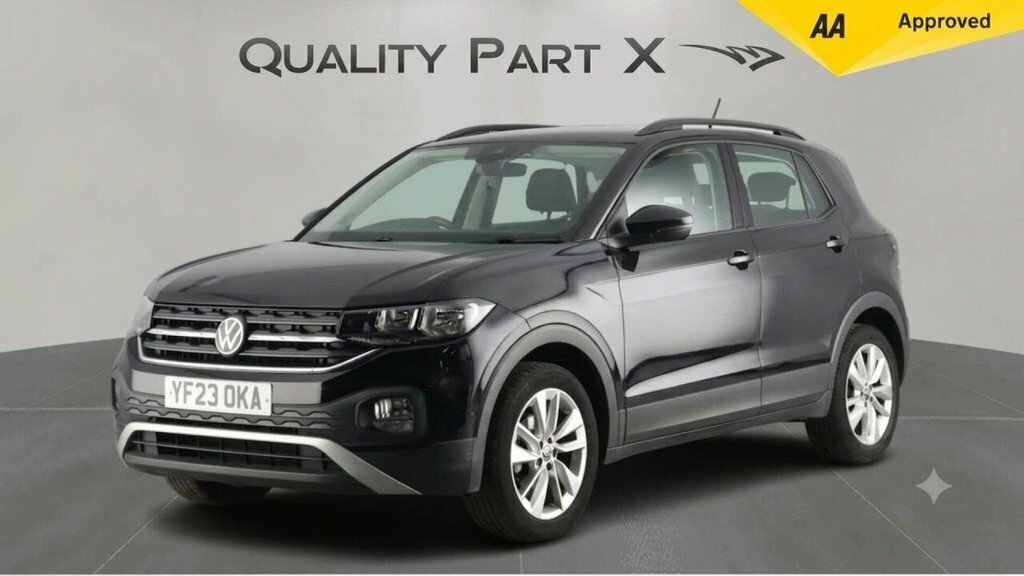 Volkswagen T-Cross Suv YF23OKA Black #3