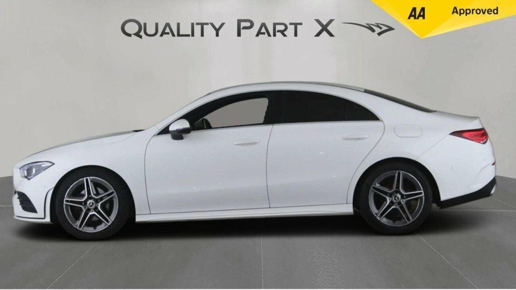 Mercedes-Benz CLA Class Saloon SY21KHJ White #3
