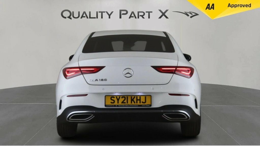 Mercedes-Benz CLA Class Saloon SY21KHJ White #5