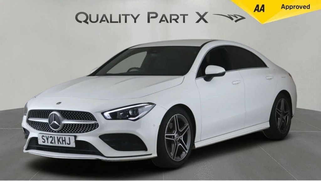 Mercedes-Benz CLA Class Saloon SY21KHJ White #2