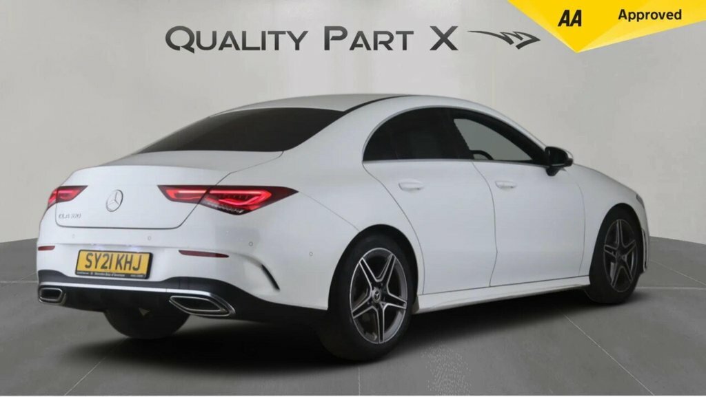 Mercedes-Benz CLA Class Saloon SY21KHJ White #6
